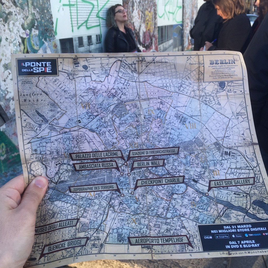 Mappa Tour delle spie Berlino