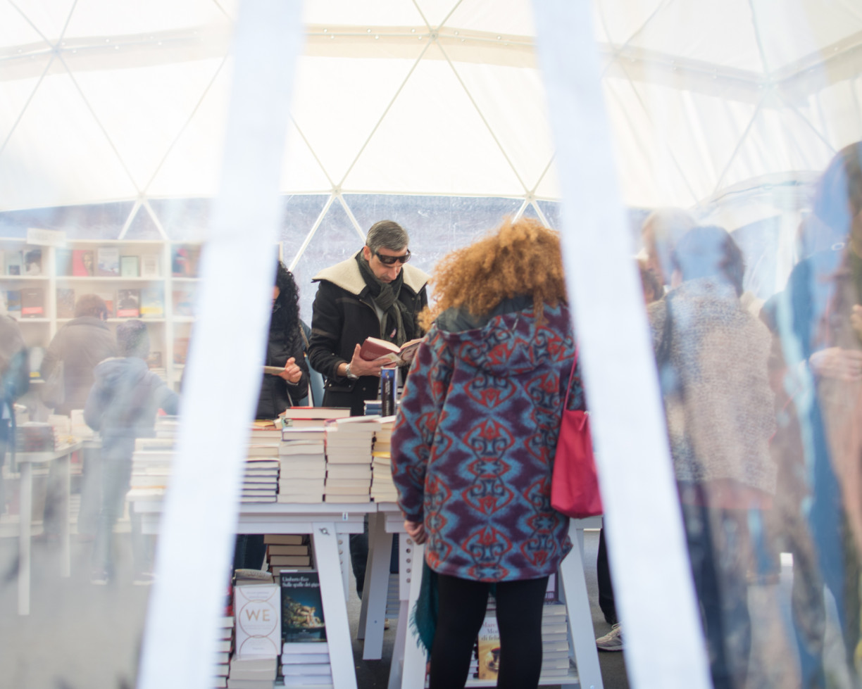 La libreria di #BCM17 - ph. Alessandra Lanza